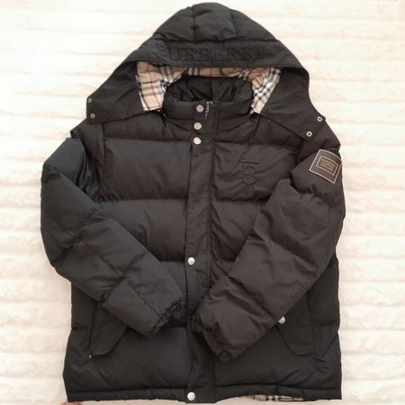 Burberry authentique, veste d'hiver XL