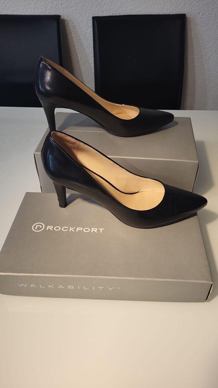 Scarpe da donna: Escarpins Rockport noirs, taille 39 – Usato da Vevey venduto da Manatee29