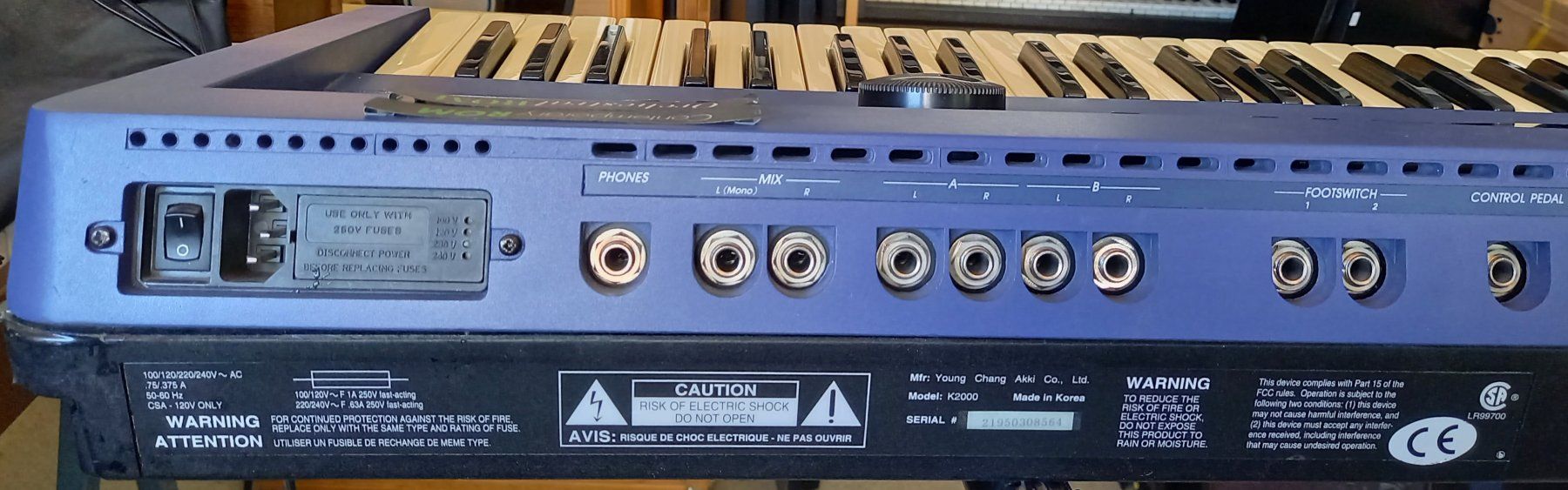 Strumenti musicali: Kurzweil K2000 V3 + 2 Expansion Boards – Usato da Luzern venduto da garlicia 7