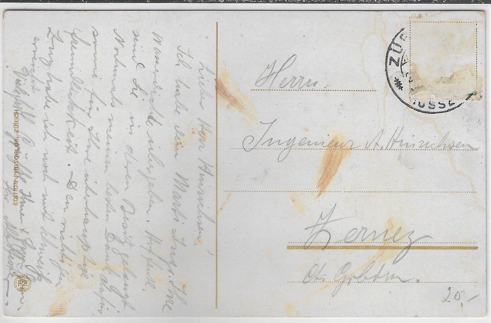 Cartes postales: Chur - Generalansicht - Litho – D'occasion à Ettingen par Kartenplanet 1