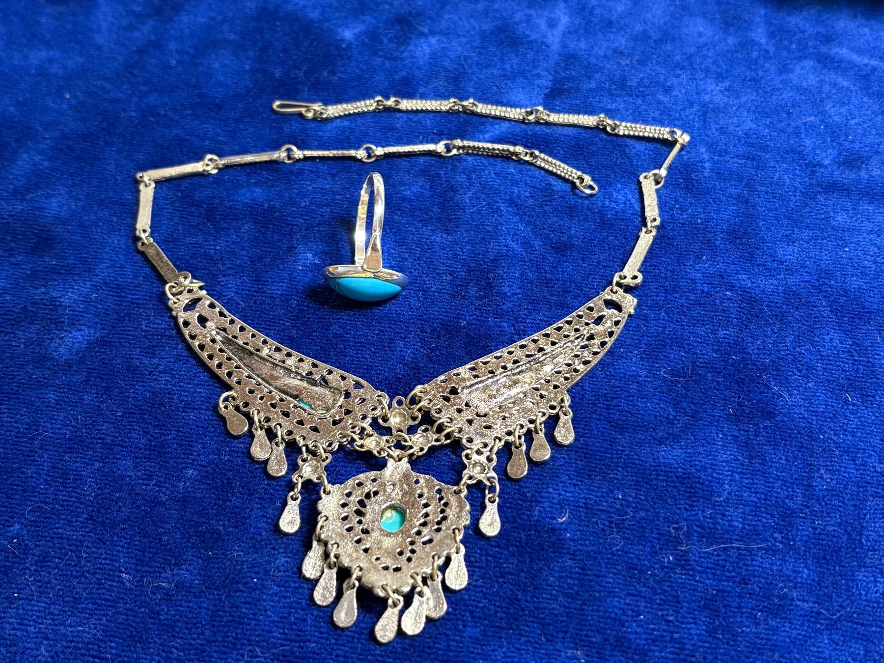 Catenine: 1 Collier und 1 Ring, material unbekannt – Usato da St. Peterzell venduto da verena40 6