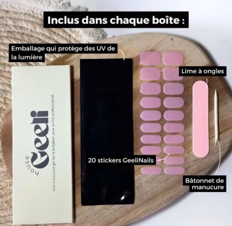 Set complet de gel autocollants (manucure) / Geeli House (Neuf avec ...