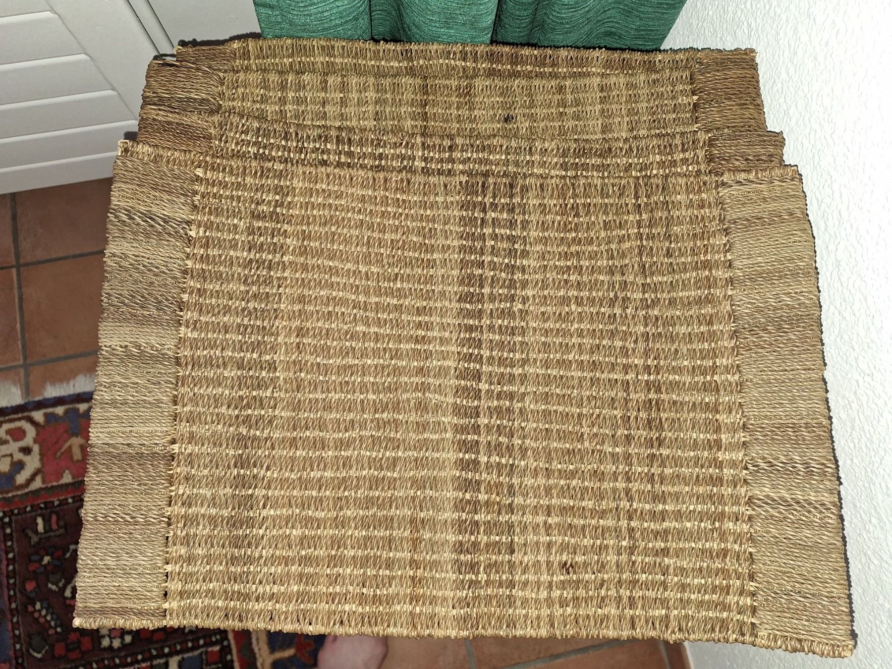 Tischset: 4 TISCHSETZ RATTAN -OPTIK – Neu (gemäss Beschreibung) aus spreitenbach von lumbalplatte 1