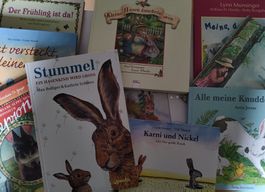 Zehn Kindebücher/Bilderbücher: Frühling/Hasen