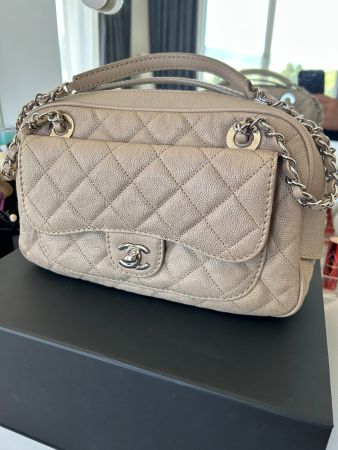 Chanel Quilted Caviar Camera Bag / Camera Case (2012–2013)