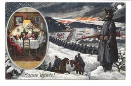 Militär - Neujahr - Bonne année - Grenzbesetzung  1. WK 1915