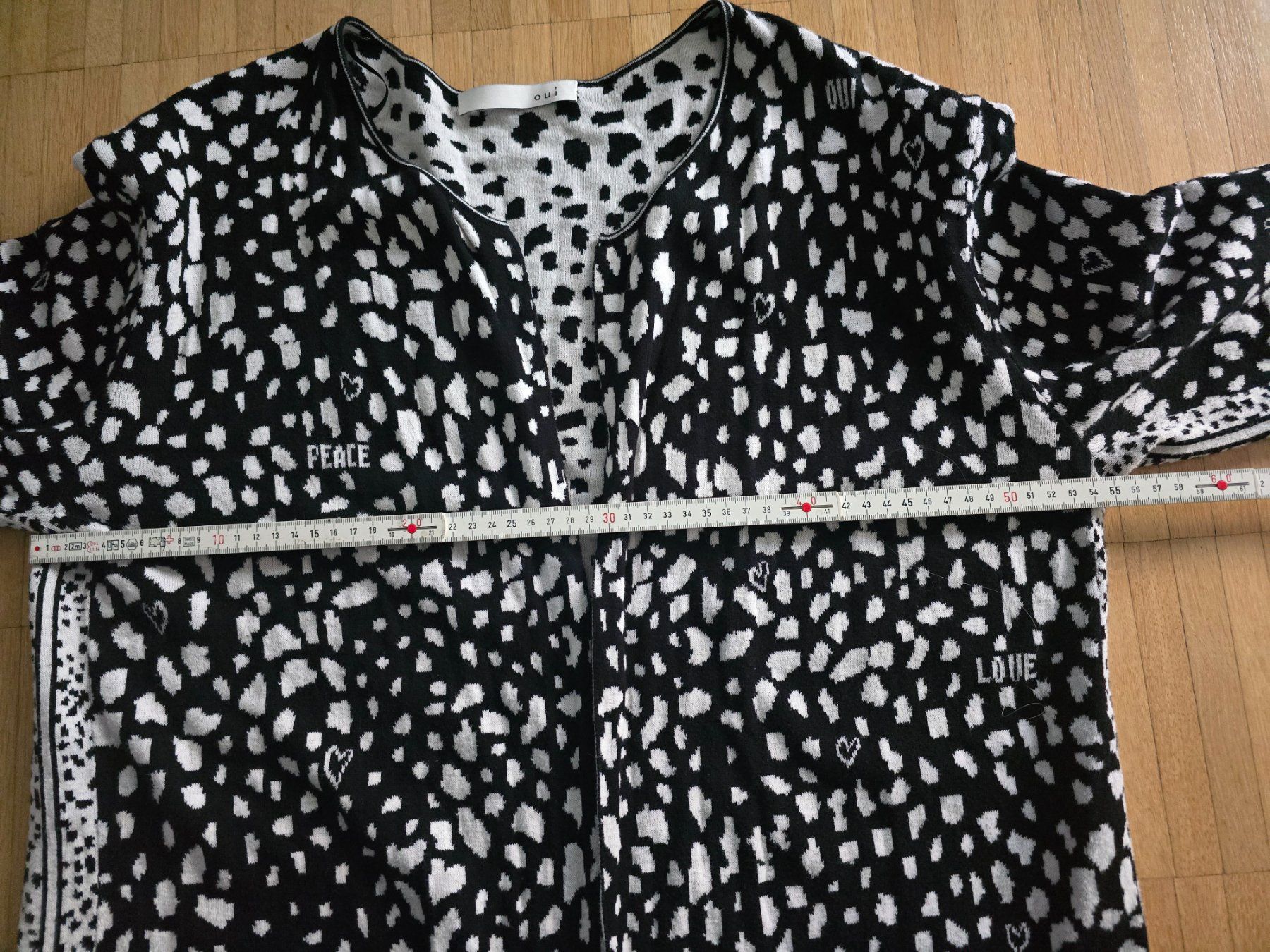 Jacken: Qui Schwarze Strickjacke mit Muster,Top! – Gebraucht aus Laufenburg von may_r2st 3
