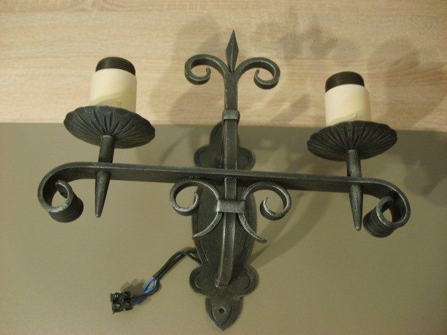 Lampen: *** Wandlampe aus Eisen *** – Gebraucht aus Altbüron von CoinWorld 1