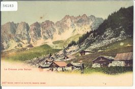 La Creusaz pres Salvan - Chocolats Suisses Ribet Lausanne
