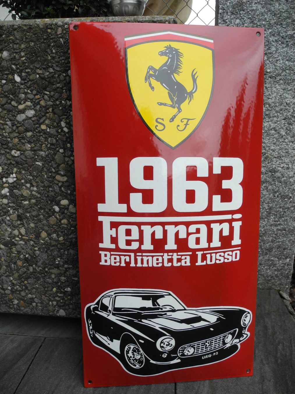Ferrari Insegne: GROSSES FERRARI EMAILSCHILD – Nuovo (secondo la descrizione) da Reinach AG venduto da Huckleberrysix 3