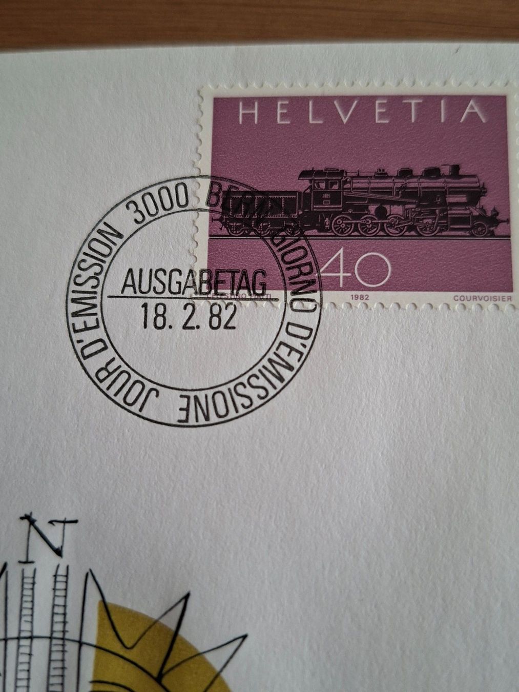Tutti i francobolli: Gotthard Bahn 1982: Ersttagsbriefe – Nuovo (secondo la descrizione) da Hinterkappelen venduto da 1399 4