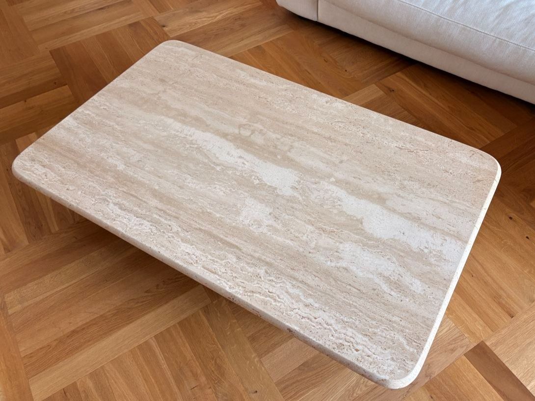 Tavoli: Vintage Couchtisch aus Travertin – Usato da Zürich venduto da viv_nevi 1