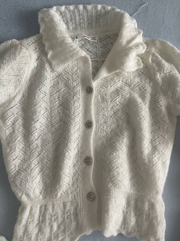 Zara Maglioni & Felpe: Weisser Strickpullover Gr. S Mango - wie NEU! – Usato da Luzern venduto da Lorena.haj 1