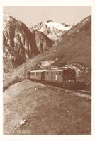 Andermatt (UR) Glacier Express mit FO HGe 4/4 33 Richtung G