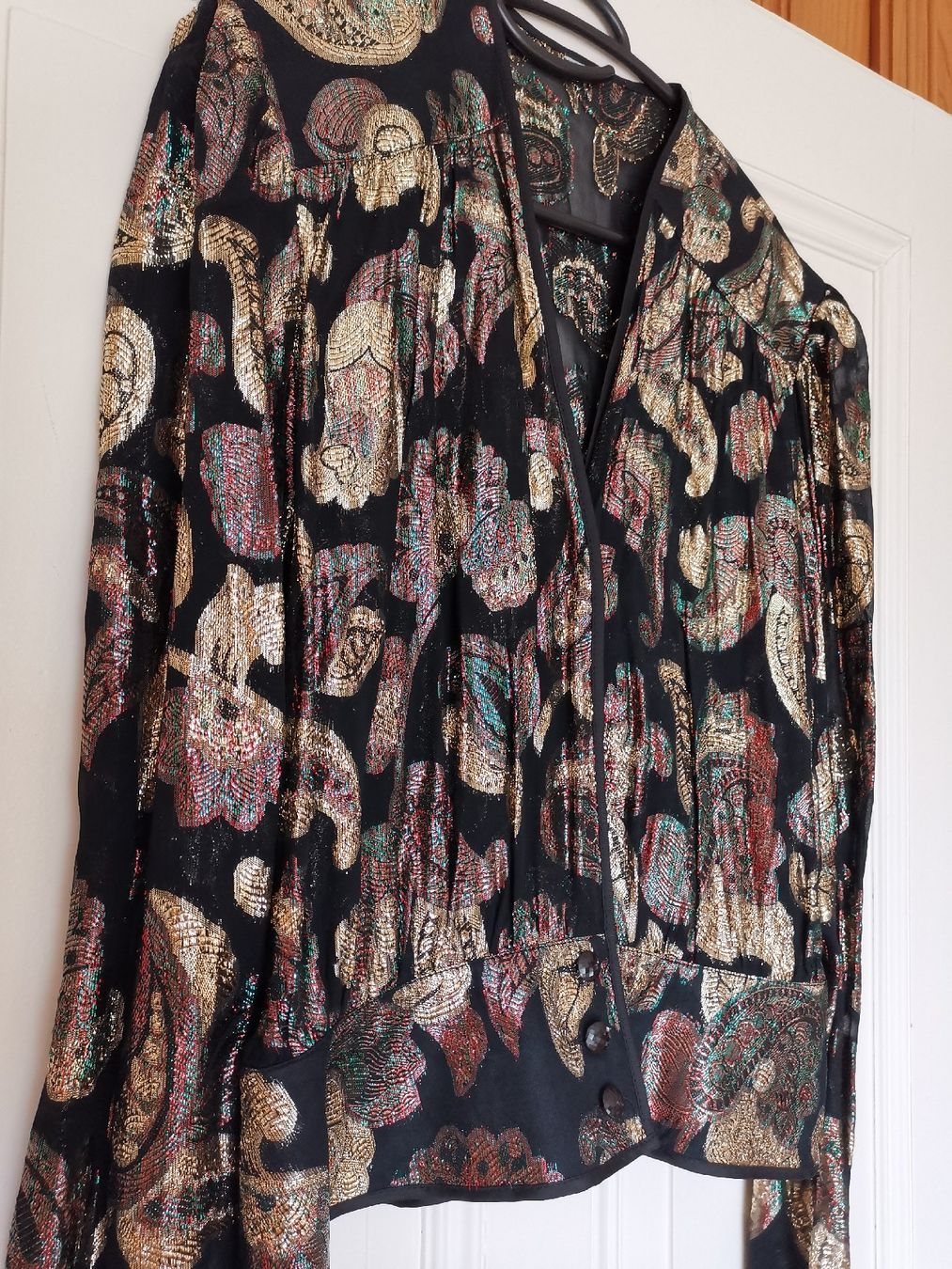 Camicette: Vintage Glitzer Blusen Jäckli  – Usato da Uerikon venduto da pink_flamingo 2