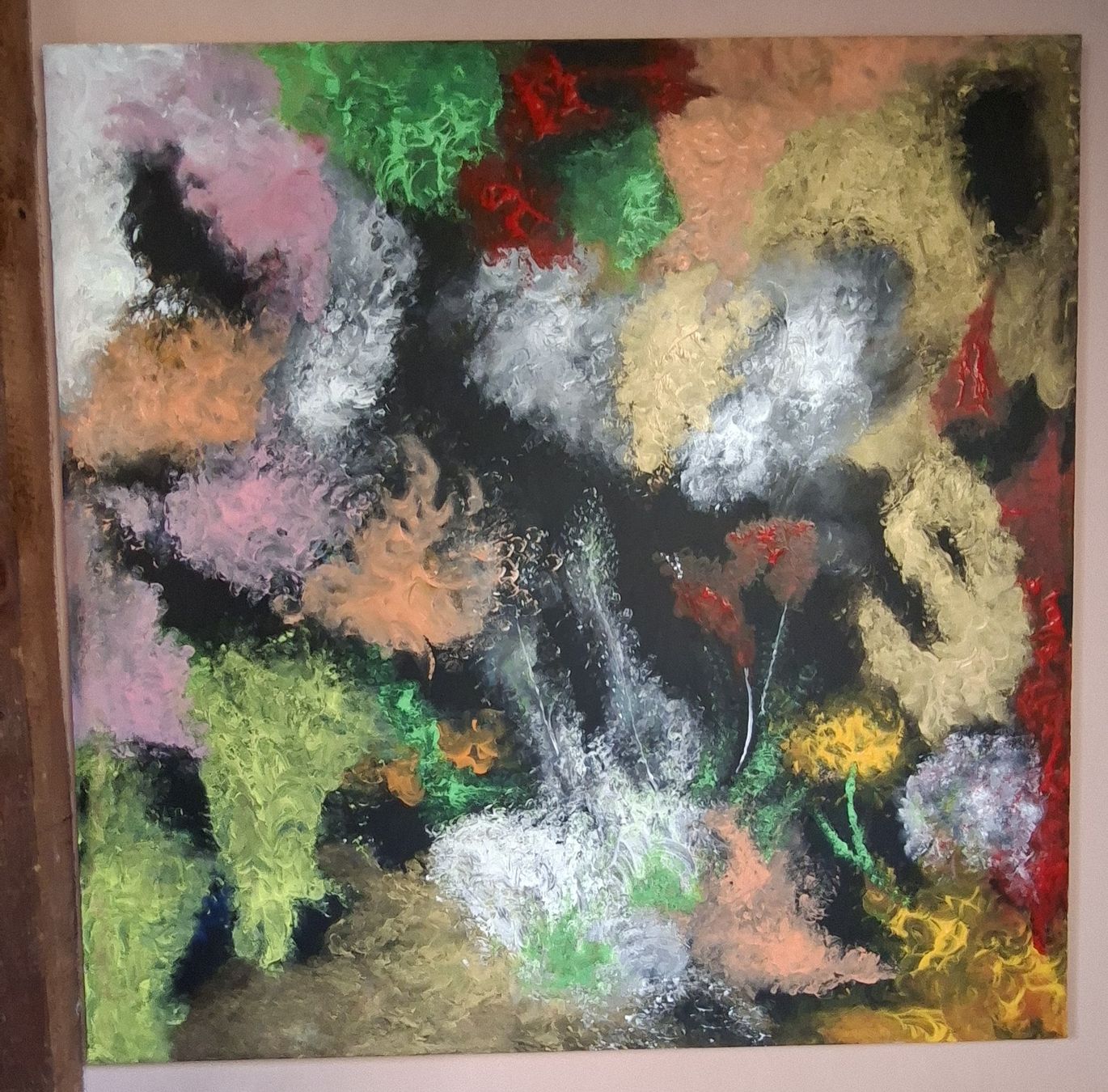 Dipinti: Gemälde " Abtauchen"  handmade 100×100 – Nuovo (secondo la descrizione) da Riehen venduto da Steinbock1970 2