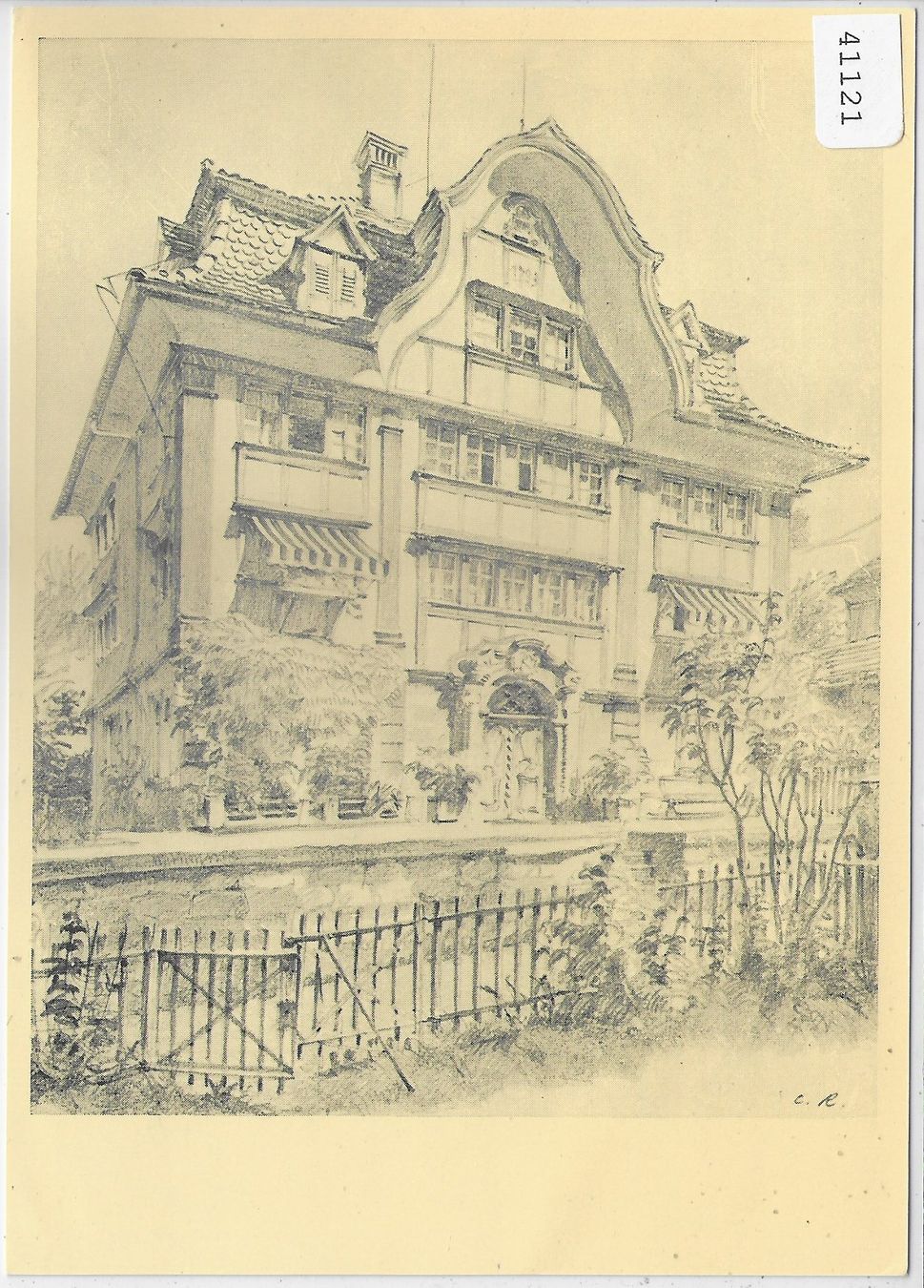 Cartes postales: Bürgerhaus in Gais - Repro – D'occasion à Ettingen par Kartenplanet
