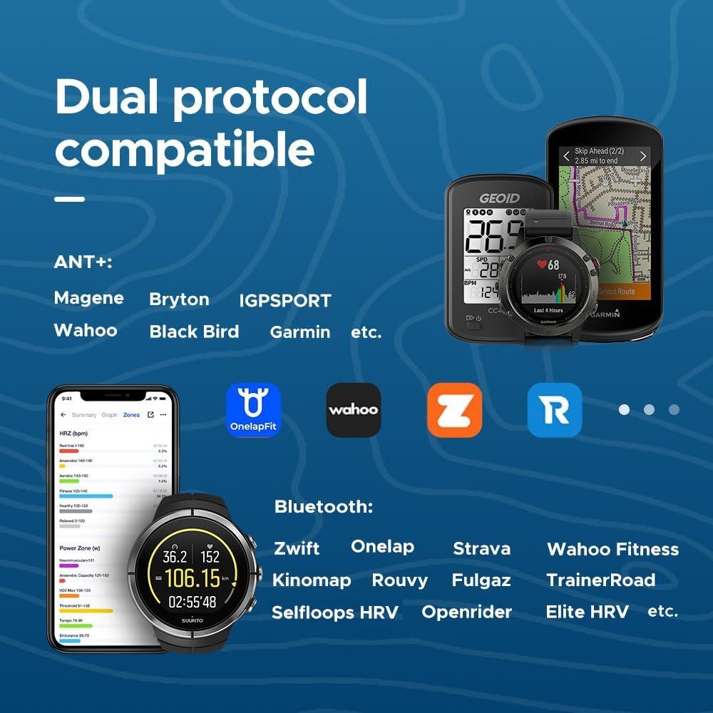 Medizinische Geräte: Herzfrequenzmesser Brustgurt Bluetooth 4.2/ANT+ – Neu und originalverpackt aus Geneve von Titi2008 3