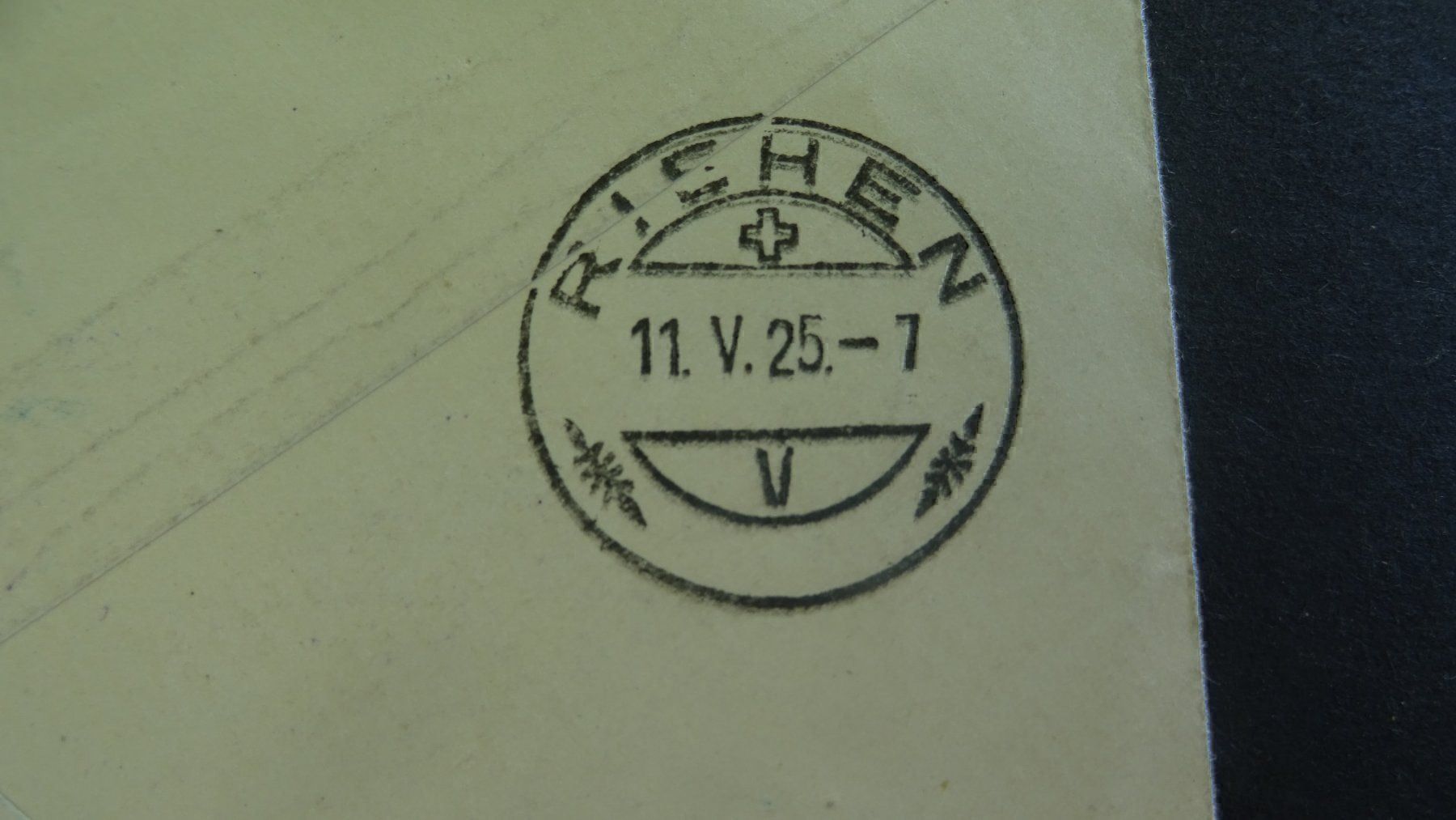 Alle Briefmarken: 10.V.25. FLUGPOST ZÜRICH-BASEL; VIGNETTE – Gebraucht aus Eschenbach SG von eDaisy 2