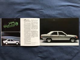 Prospekt Brochure Mercedes-Benz 190 & 190 E, W201, von 1983!