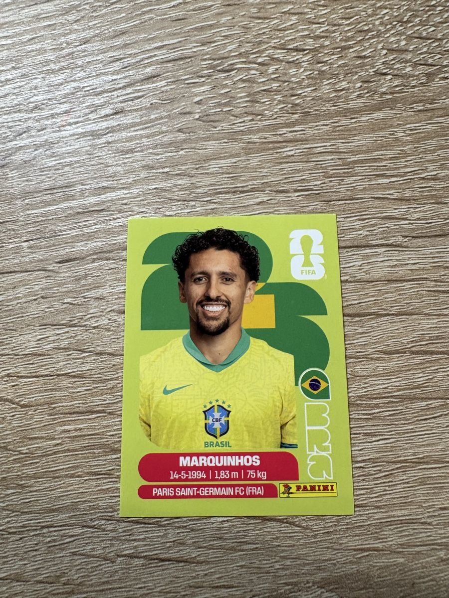 Panini Carte collezionabili: Panini Marquinhos BRA4 – Nuovo (secondo la descrizione) da Langrickenbach venduto da swissluca