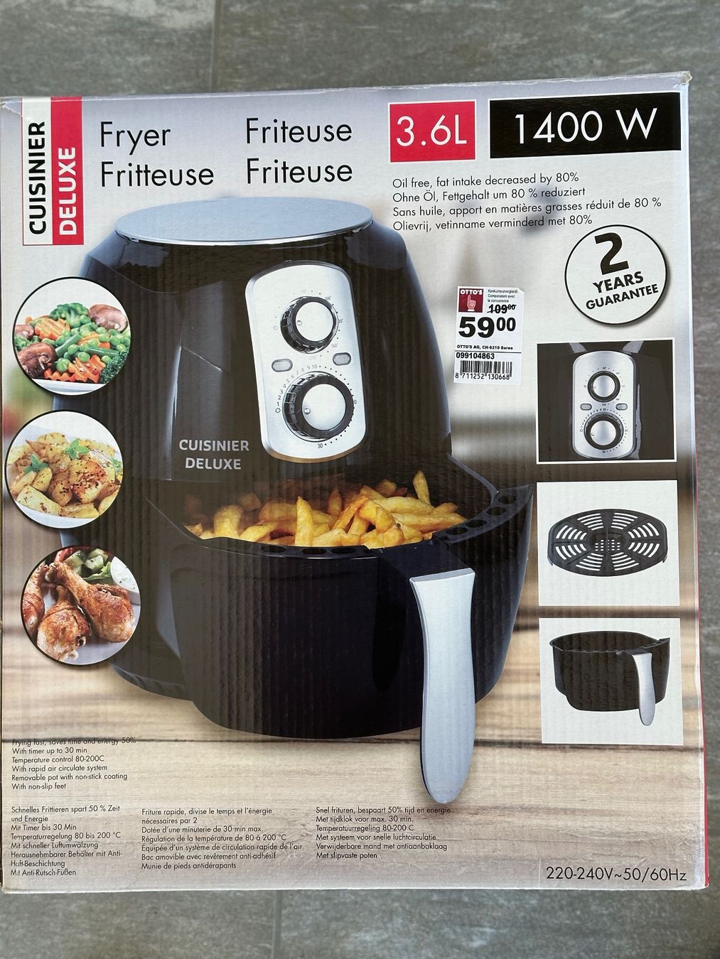 Elettrodomestici da cucina: Heissluft-Fritteuse – Usato da Obstalden venduto da Porco13 1