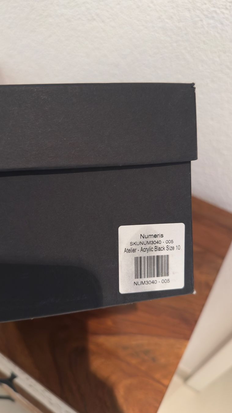 Scarpe da uomo: Sneaker Numeris Acrylic Black mit Originalkarton – Nuovo (secondo la descrizione) da Kölliken venduto da ste_p7wl 6