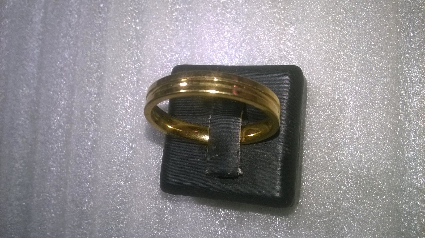 Anelli: RING EDELSTHAL VERGOLDET,,,GLANZIG – Nuovo (secondo la descrizione) da Basel venduto da bijoutrie_4 2