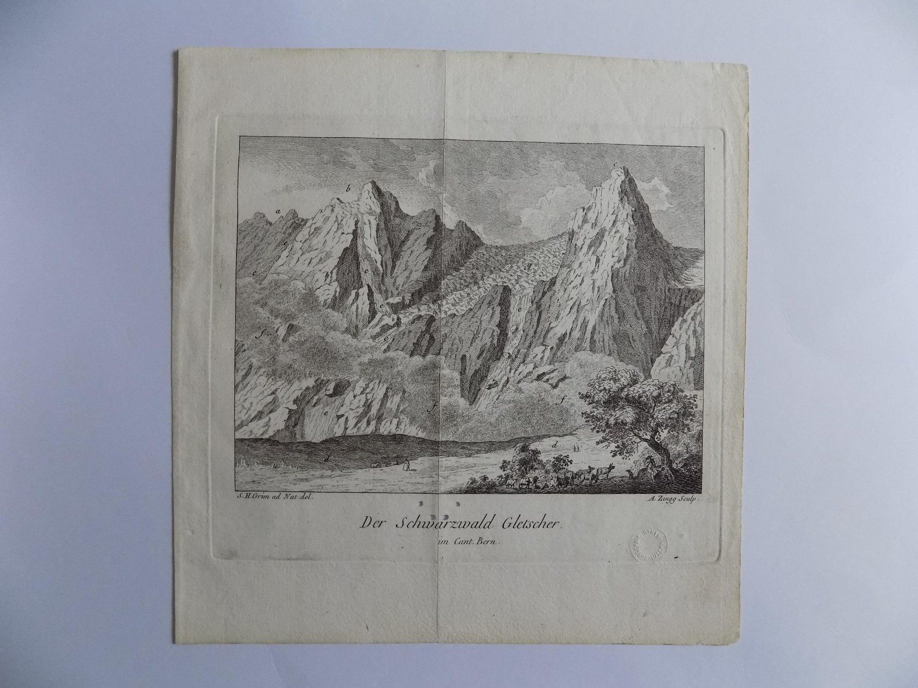Stiche: Schwarzwaldgletscher Berner Oberland – Gebraucht aus Risch von Antikfee 2