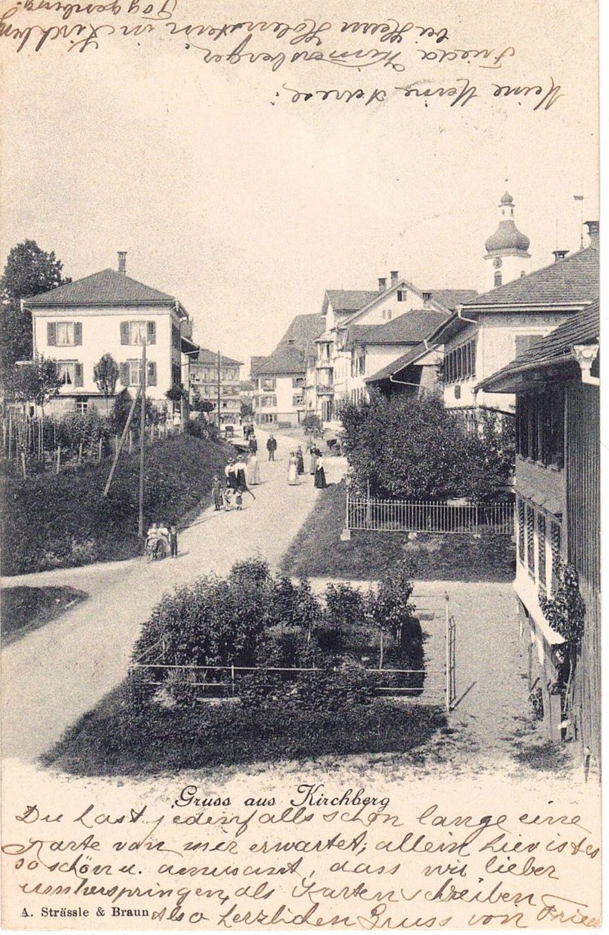 Cartes postales: 1902 Kirchberg – D'occasion à Kreuzlingen par Koi4