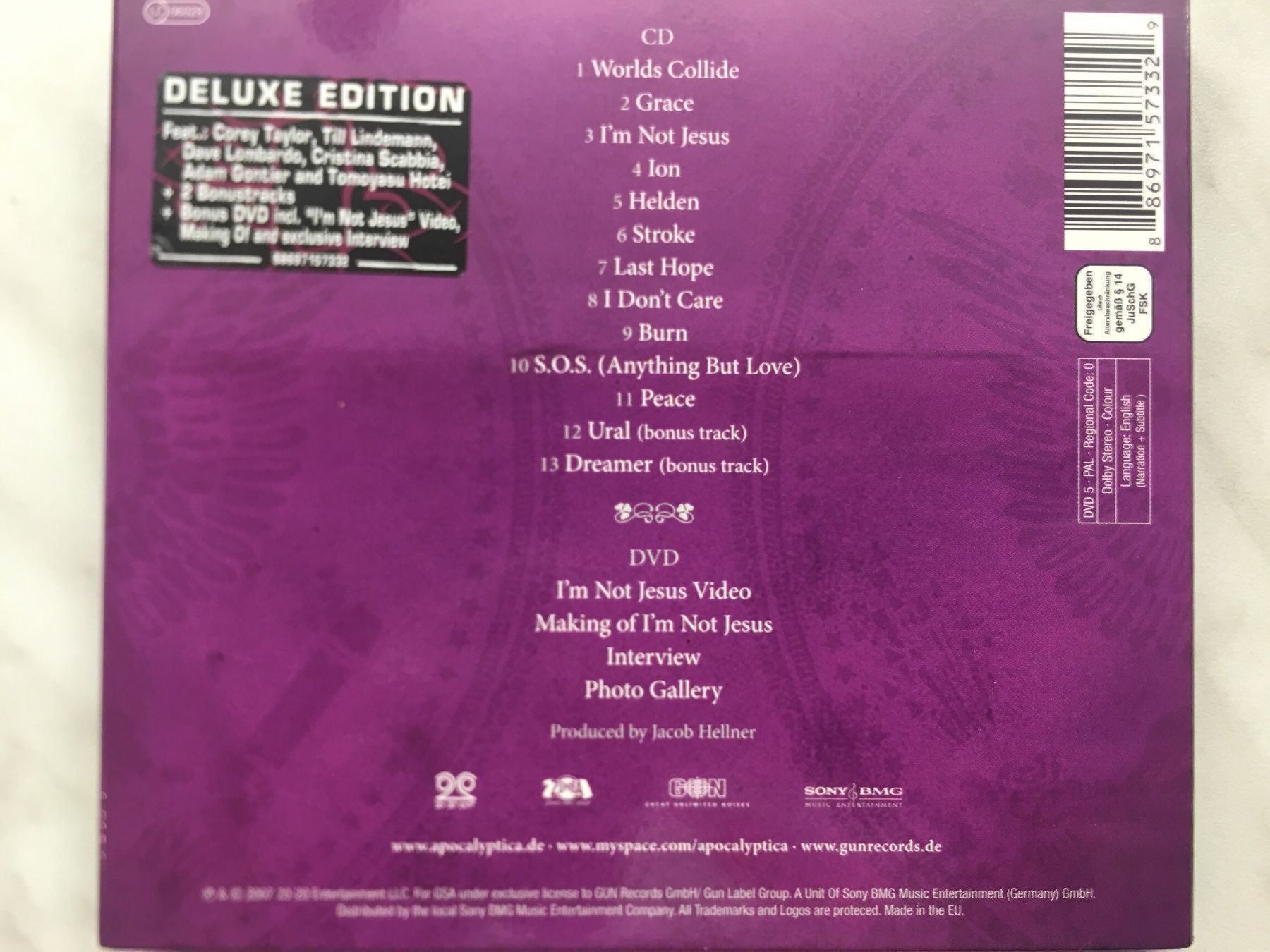 CD: Apocalyptica - Worlds Collide CD/DVD – Nuovo (secondo la descrizione) da Aigle venduto da St_anger 1