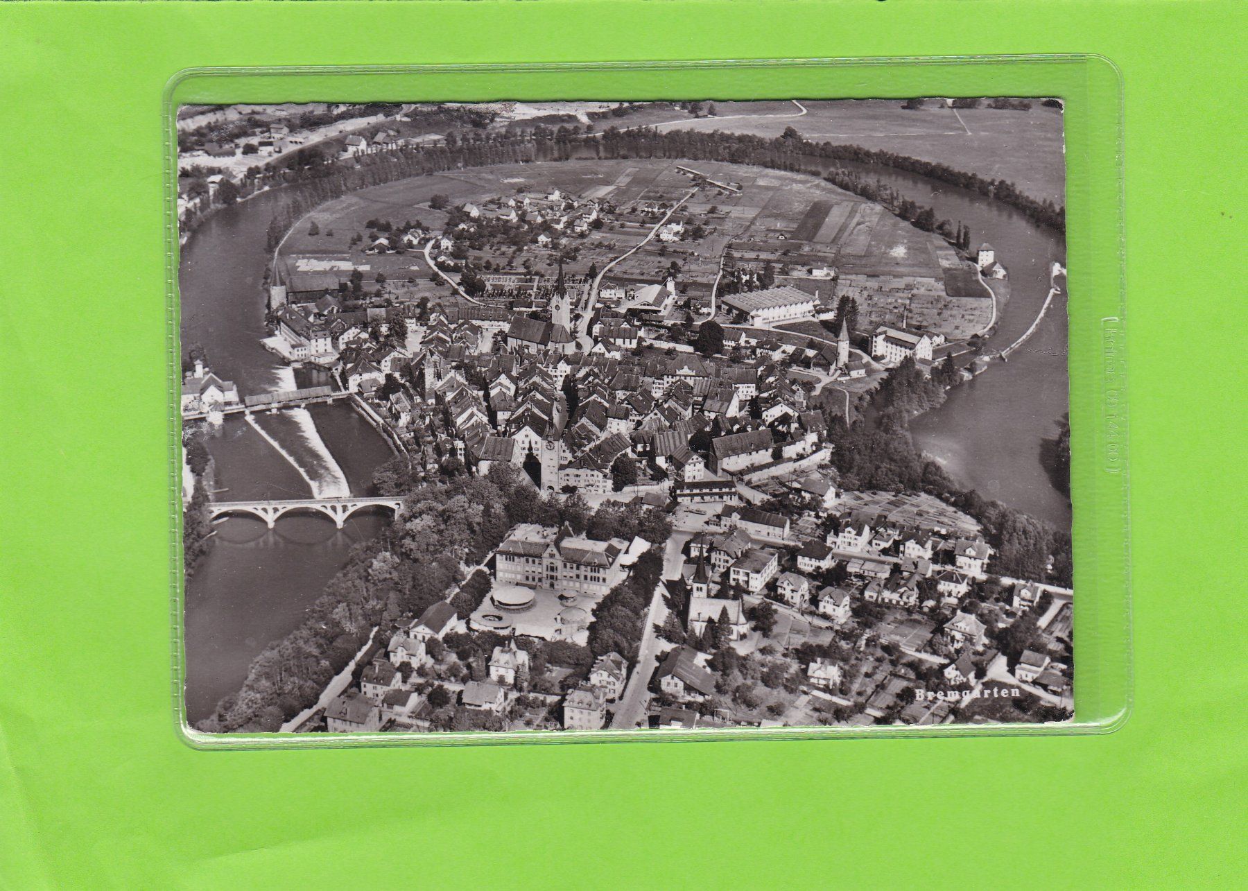 Cartoline postali: Flugaufnahme Bremgarten – Usato da St. Peterzell venduto da neckertal