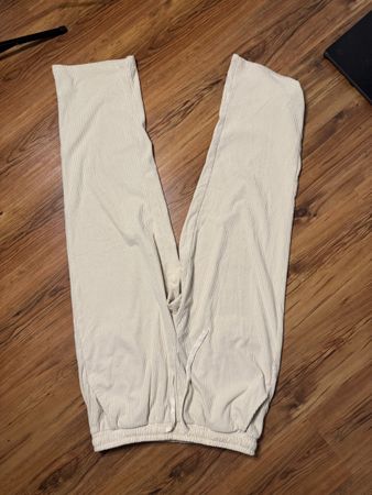 Herren Ripp Jogger Hose Beige M/L Casual