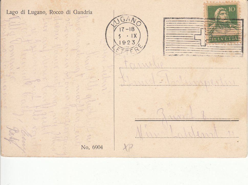 Cartoline postali: Rocco di Gandria 1923 – Usato da Bürglen TG venduto da StampGraf 1