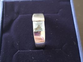 Ring Silber 925 mit Aquamarin Stein