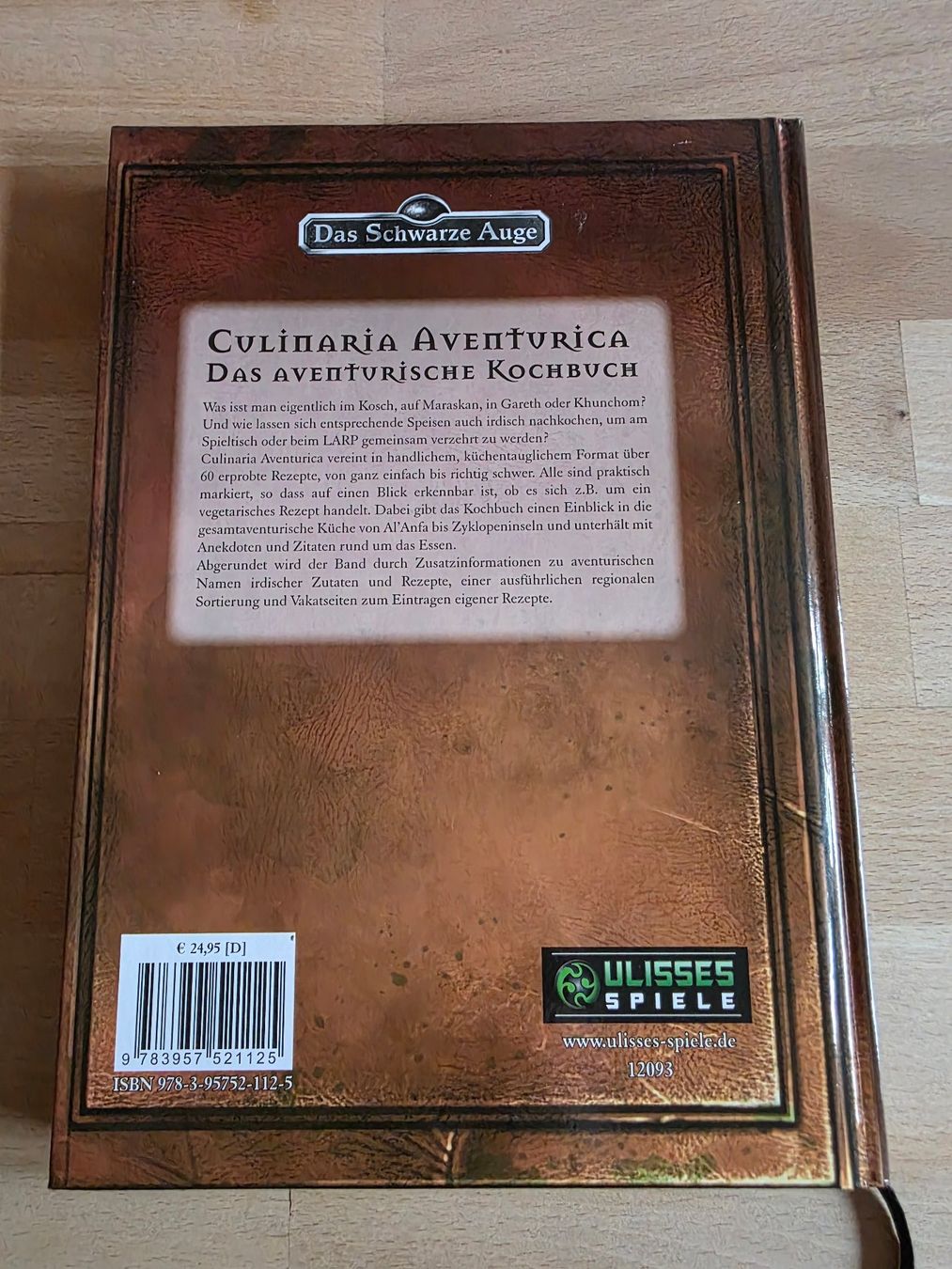 Bücher: Culianaria Aventurica - Das Abenteuer Kochbuch – Gebraucht aus Oberstammheim von kuechenhelfer 1