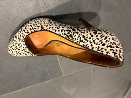 Damen Pumps Leopardenmuster Felloptik gebraucht