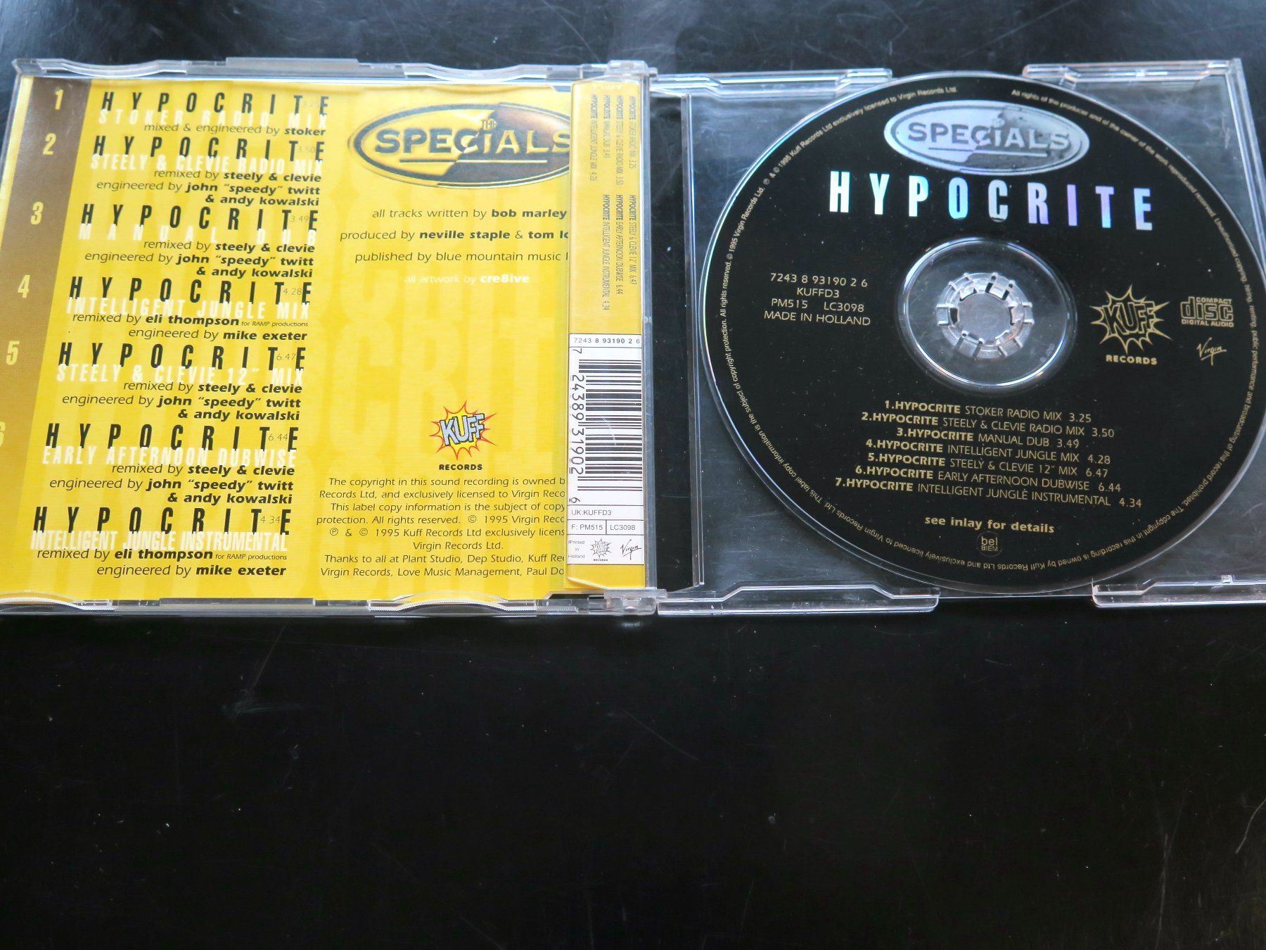 CDs: CD-S SPECIALS: Hypocrite, 1995, 7 remixes – Gebraucht aus Bern von Balzamico 1