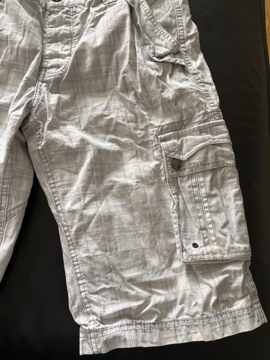 Pantaloni: Sublevel Cargo Shorts kariert Gr. 30 – Usato da Beromünster venduto da msklef 4