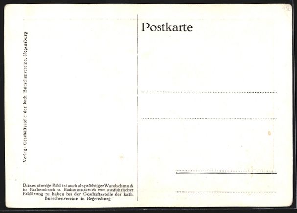 Cartoline postali: Satan spielt mit dem Menschen um dessen  – Usato da Berlin venduto da bartko-reher 1
