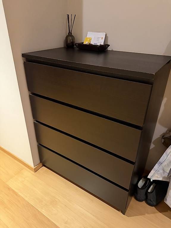 Ikea Kommoden: Malm / Kommode schwarz, 4 Schubladen – Gebraucht aus Uster von vingapo 1