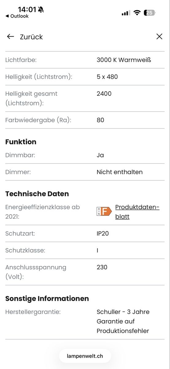 Lampadari & plafoniere: Edle LED Hängeleuchte mit Garantie, dimmbar – Usato da Hochdorf venduto da rem_qwr9 6