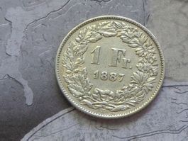 1 Fr. 1887 B - Très belle pièce