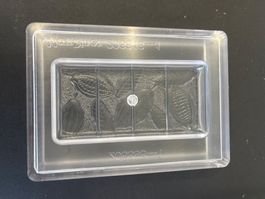 4 Kleine Polycarbonat Schoggiformen „Kakaobohnen“