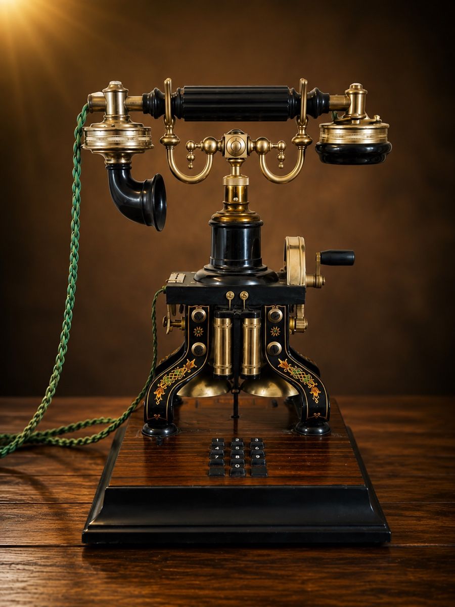 Telefoni: Ericsson 1892 Telefon mit Kurbel antik Telefon – Usato da Winterthur venduto da danyar_1
