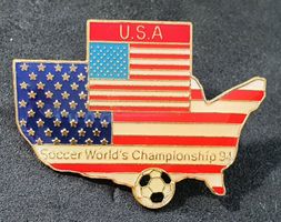 W831 - Pin Fussball WM USA 1994 Team USA Amerika