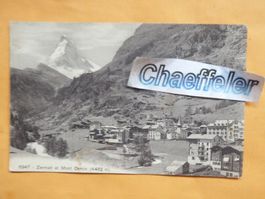 1912  6947 - Zermatt et Mont Oervin