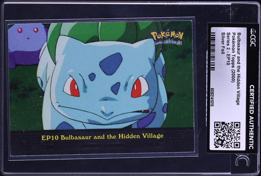 2000 Topps Pokemon Silver Foil Bulbasaur Hidden Village (Neu (gemäss ...
