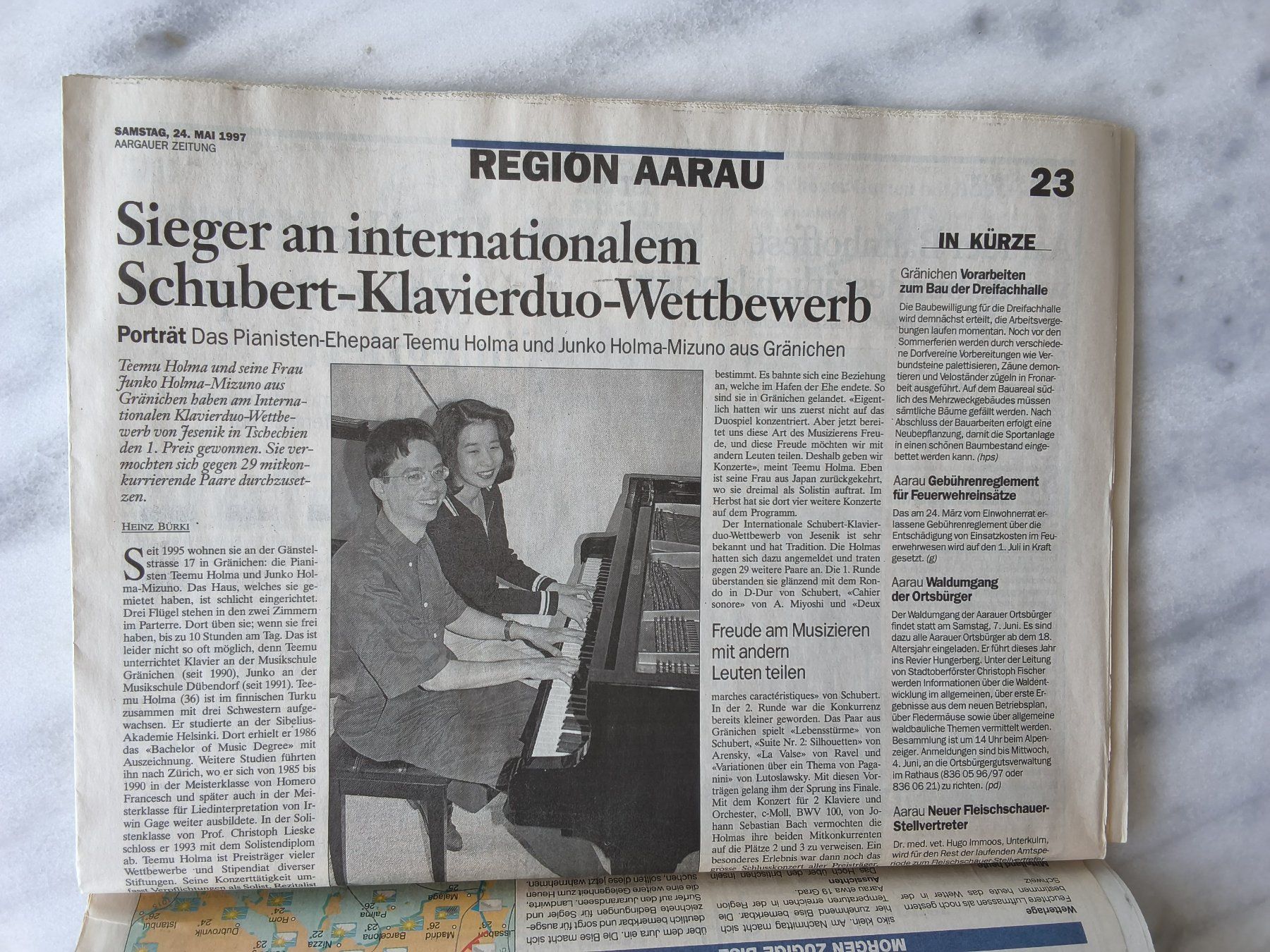 Revues & Magazines: Aargauer Tagblatt Samstag 24. Mai 1997 – D'occasion à Hallau par histoiremerveilleuse 2