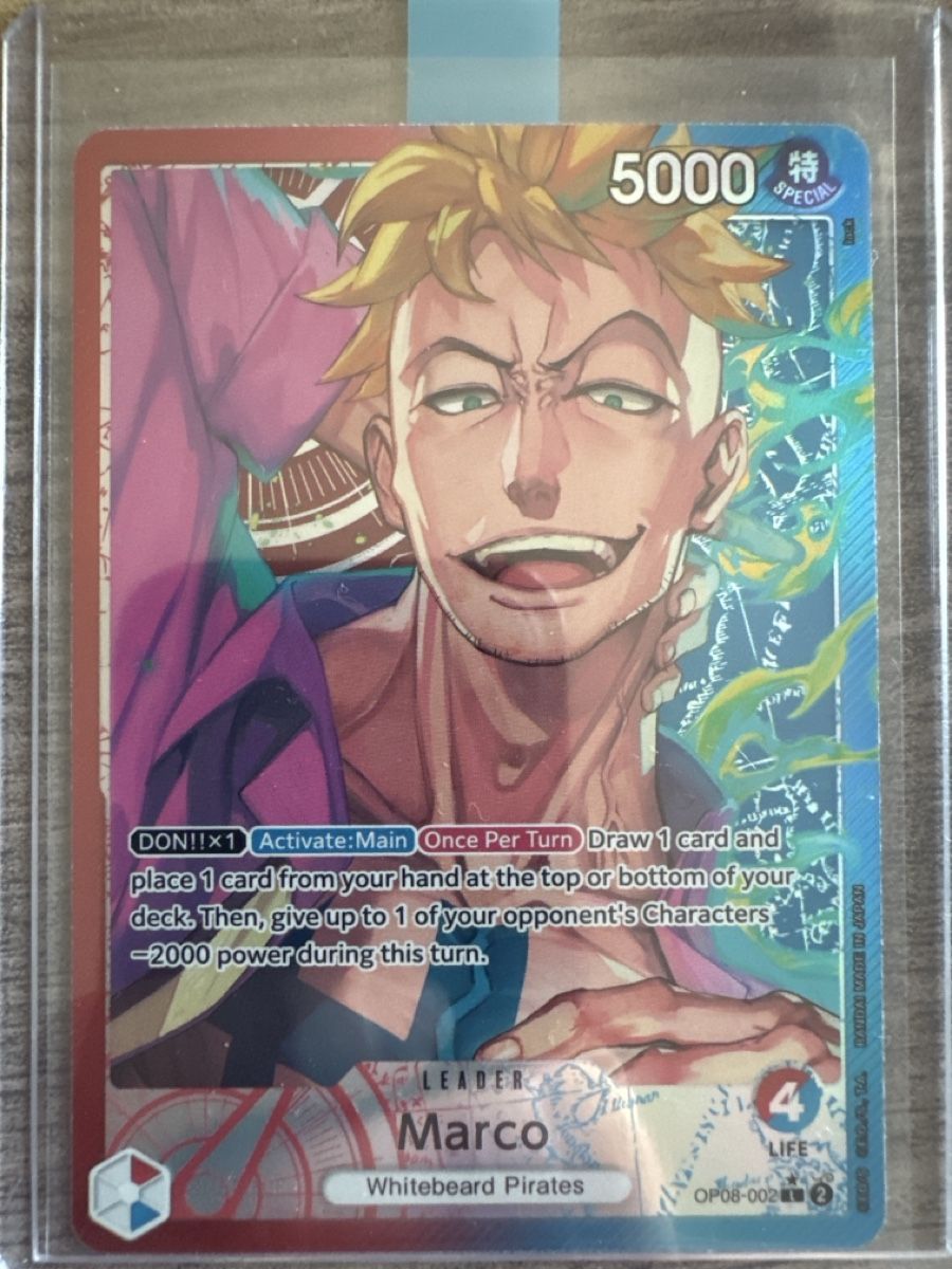 Bandai Cartes à collectionner: One Piece TCG OP08-002 Marco L AA – Neuf (Voir description) à Luzern par kel_k28d